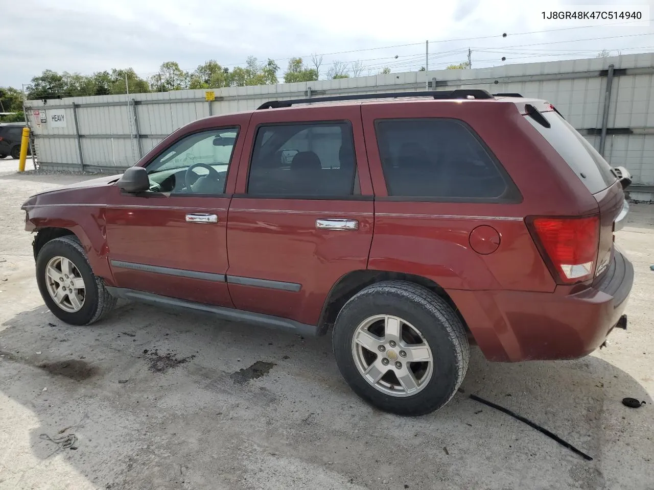 2007 Jeep Grand Cherokee Laredo VIN: 1J8GR48K47C514940 Lot: 71313594