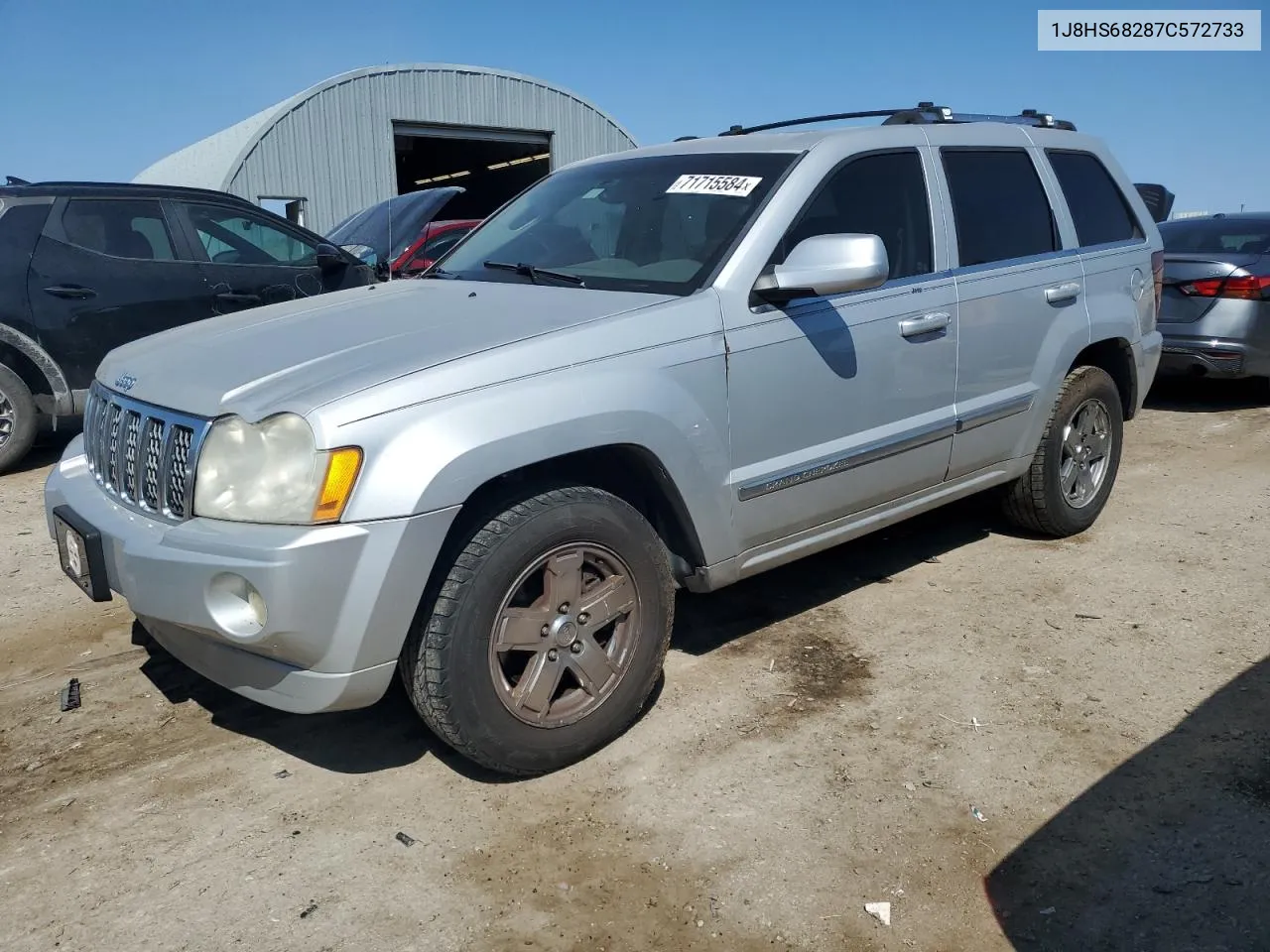 2007 Jeep Grand Cherokee Overland VIN: 1J8HS68287C572733 Lot: 71715584