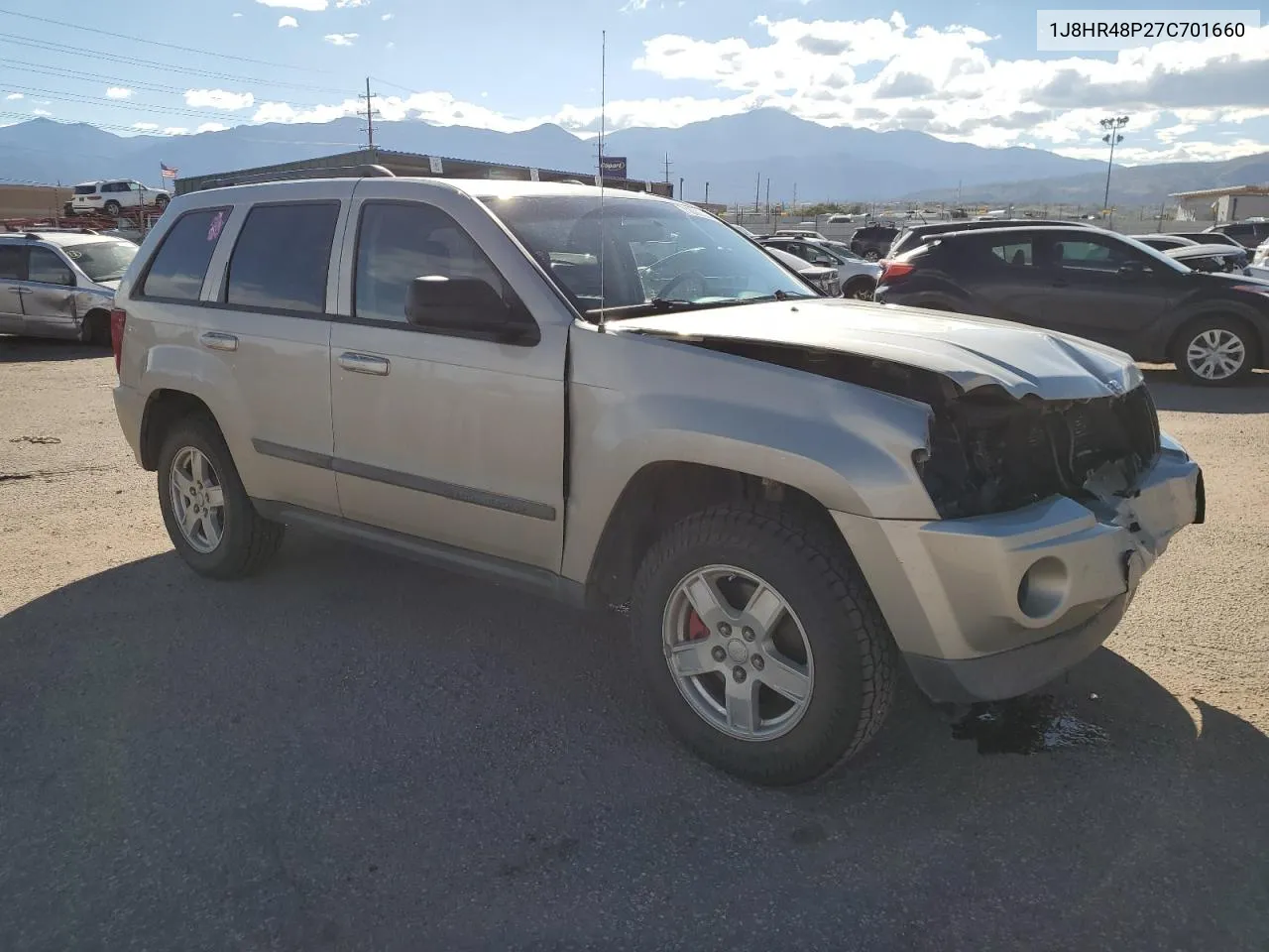 1J8HR48P27C701660 2007 Jeep Grand Cherokee Laredo