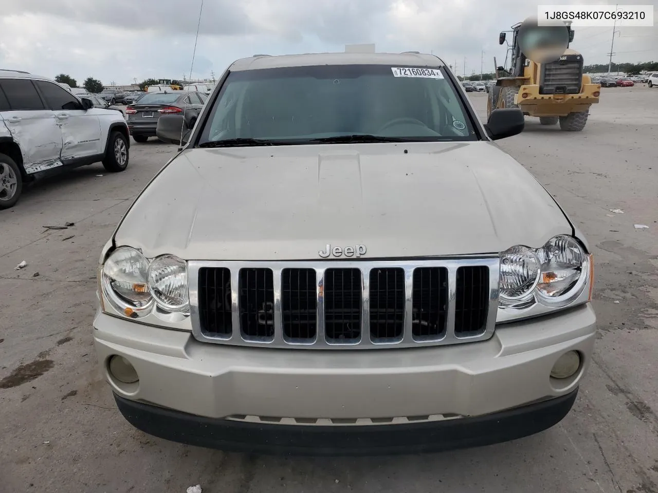 2007 Jeep Grand Cherokee Laredo VIN: 1J8GS48K07C693210 Lot: 72160834