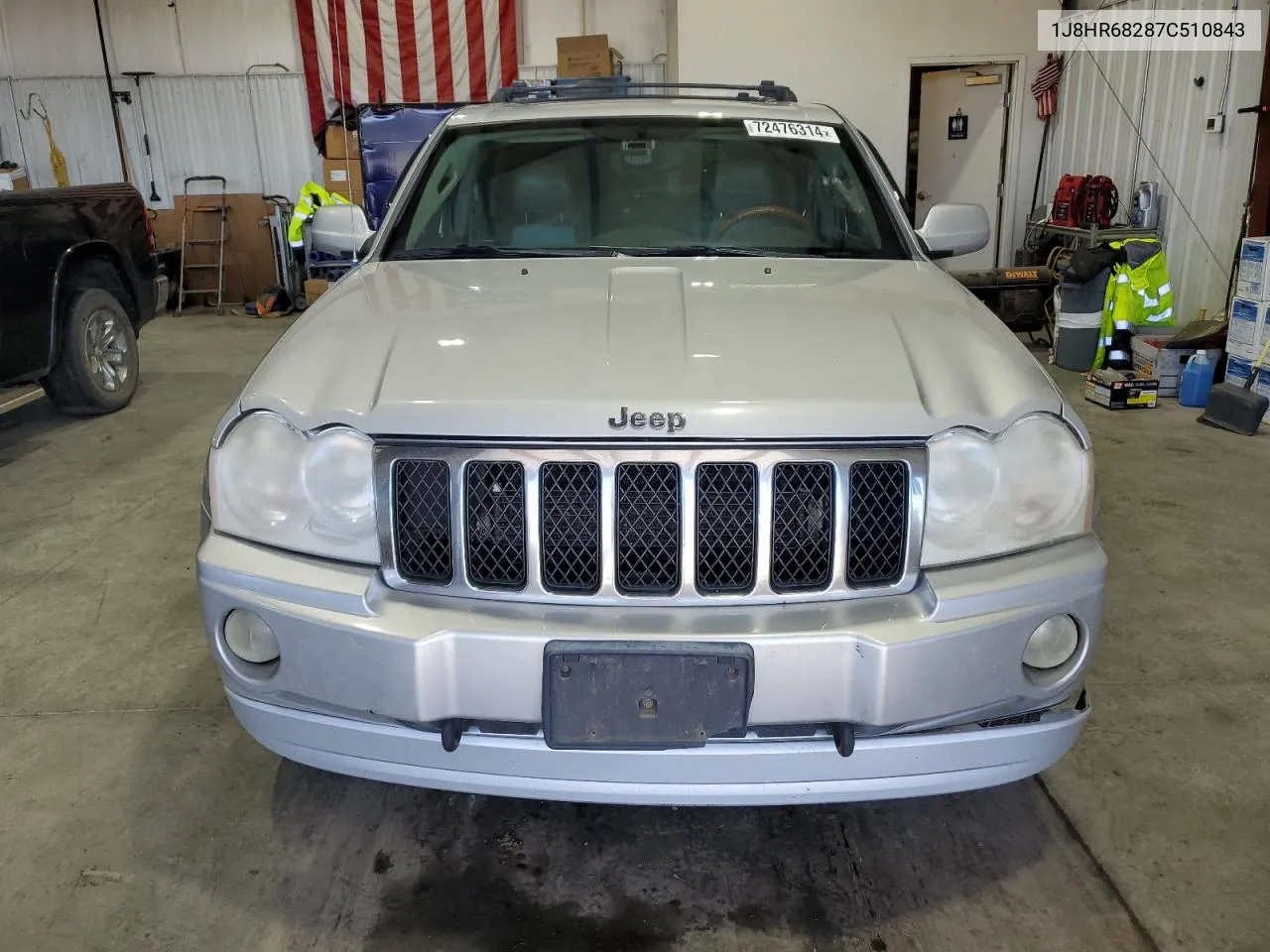 1J8HR68287C510843 2007 Jeep Grand Cherokee Overland