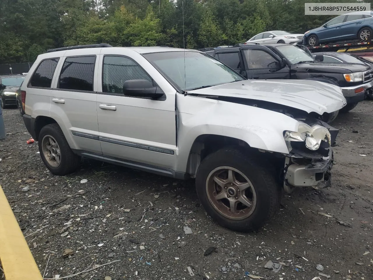 2007 Jeep Grand Cherokee Laredo VIN: 1J8HR48P57C544559 Lot: 72855674