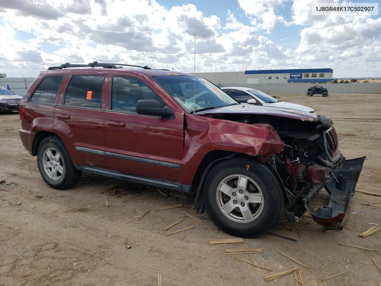 1J8GR48K17C502907 2007 Jeep Grand Cherokee Laredo