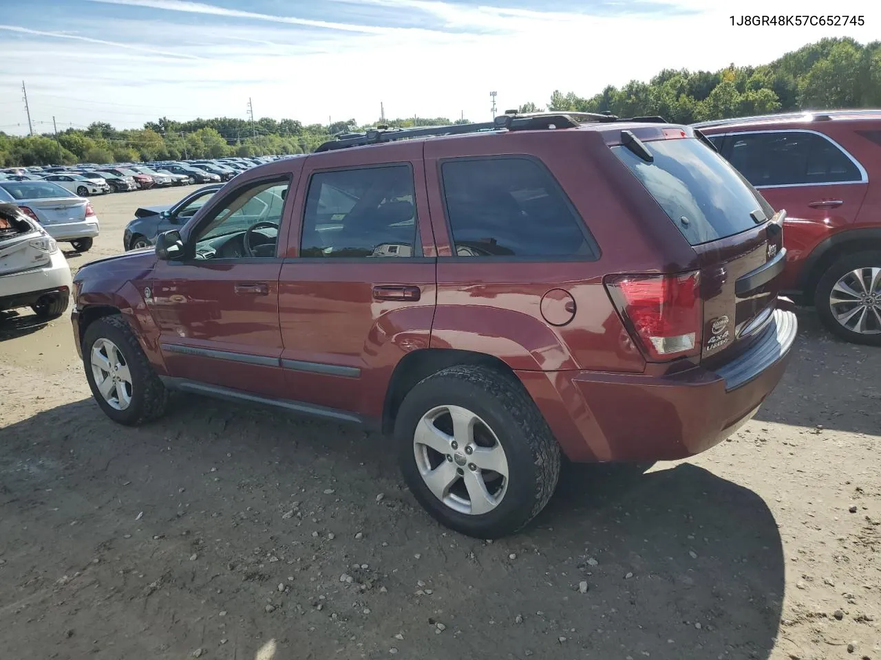 1J8GR48K57C652745 2007 Jeep Grand Cherokee Laredo