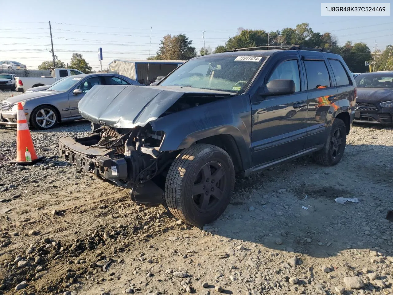 2007 Jeep Grand Cherokee Laredo VIN: 1J8GR48K37C524469 Lot: 73947824