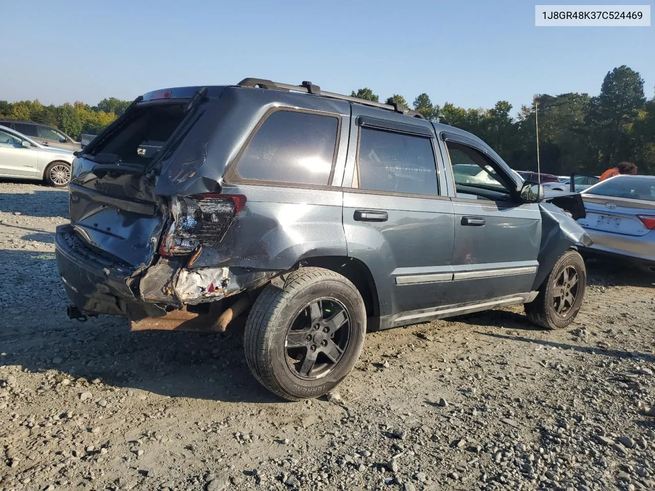 2007 Jeep Grand Cherokee Laredo VIN: 1J8GR48K37C524469 Lot: 73947824