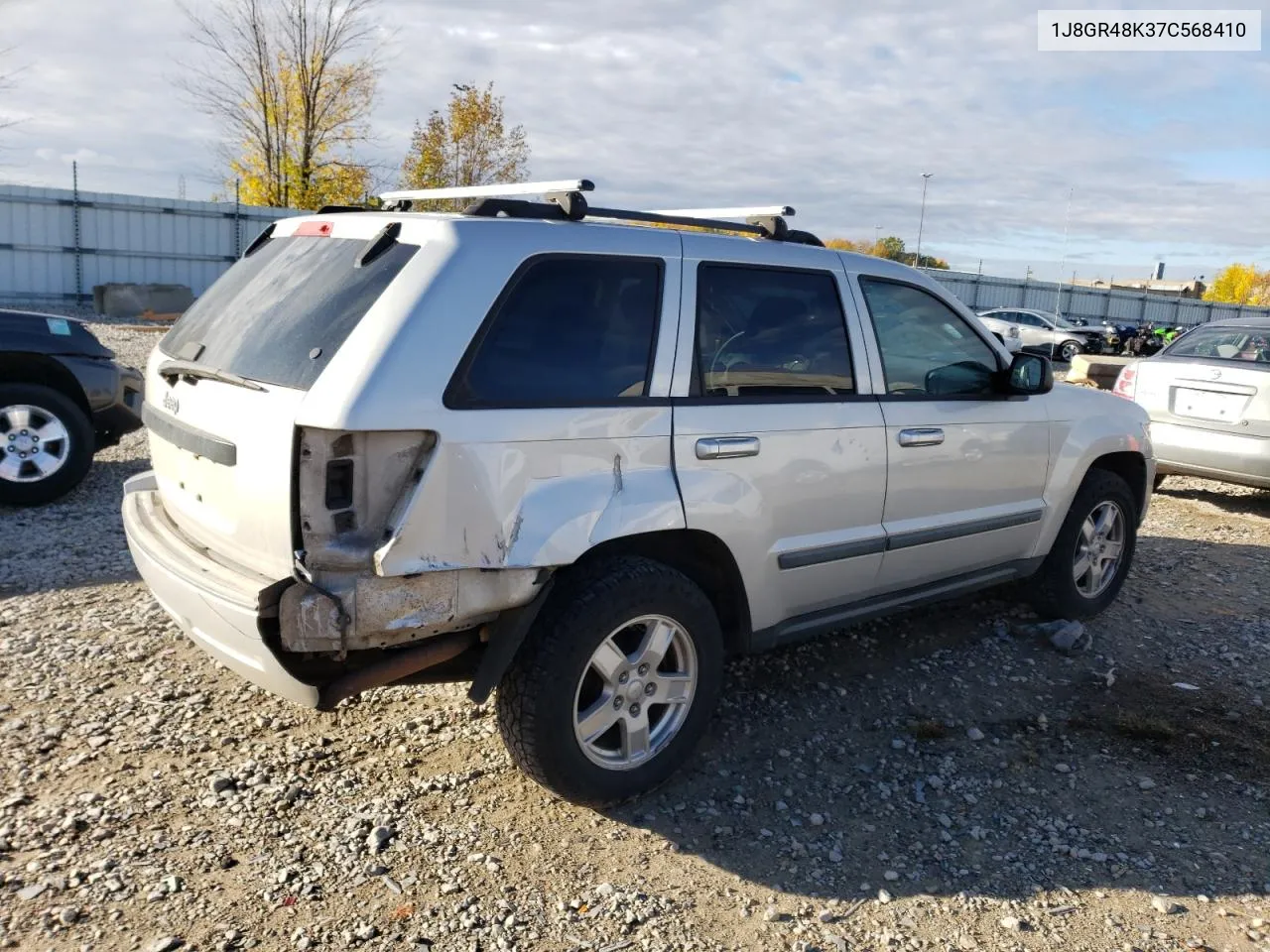 2007 Jeep Grand Cherokee Laredo VIN: 1J8GR48K37C568410 Lot: 75216634