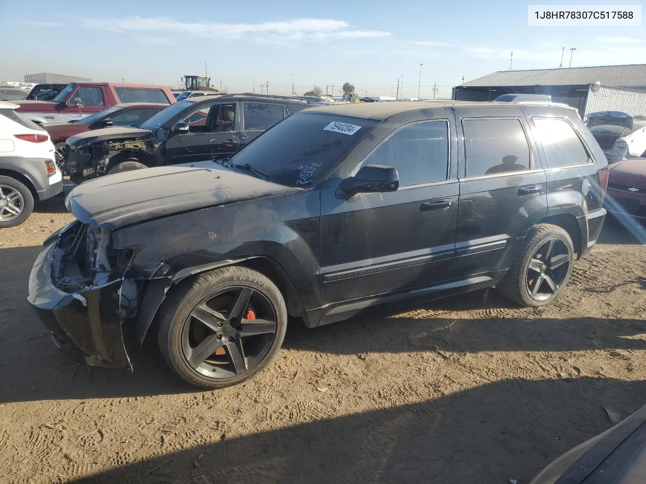 2007 Jeep Grand Cherokee Srt-8 VIN: 1J8HR78307C517588 Lot: 75940204