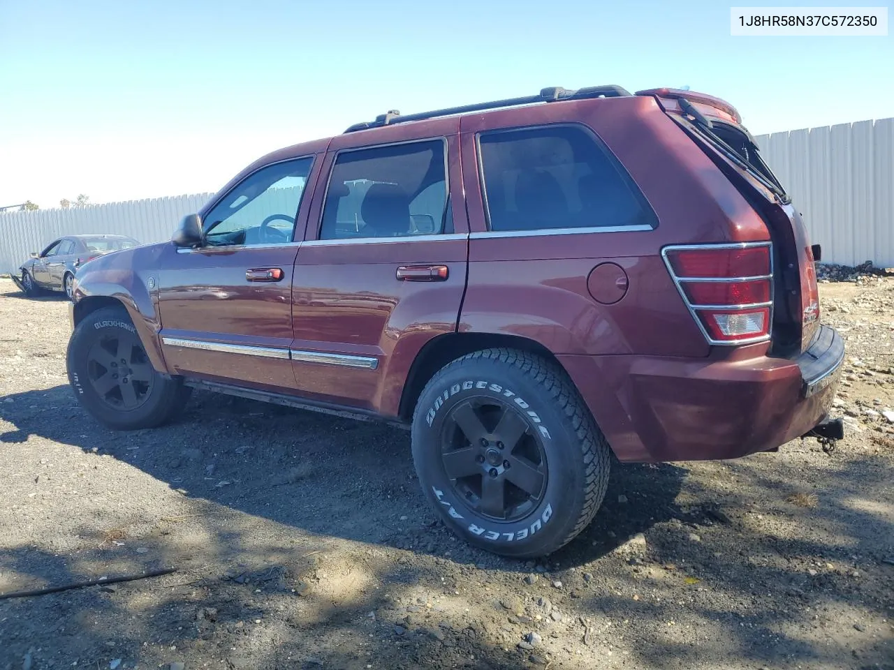 2007 Jeep Grand Cherokee Limited VIN: 1J8HR58N37C572350 Lot: 76117374