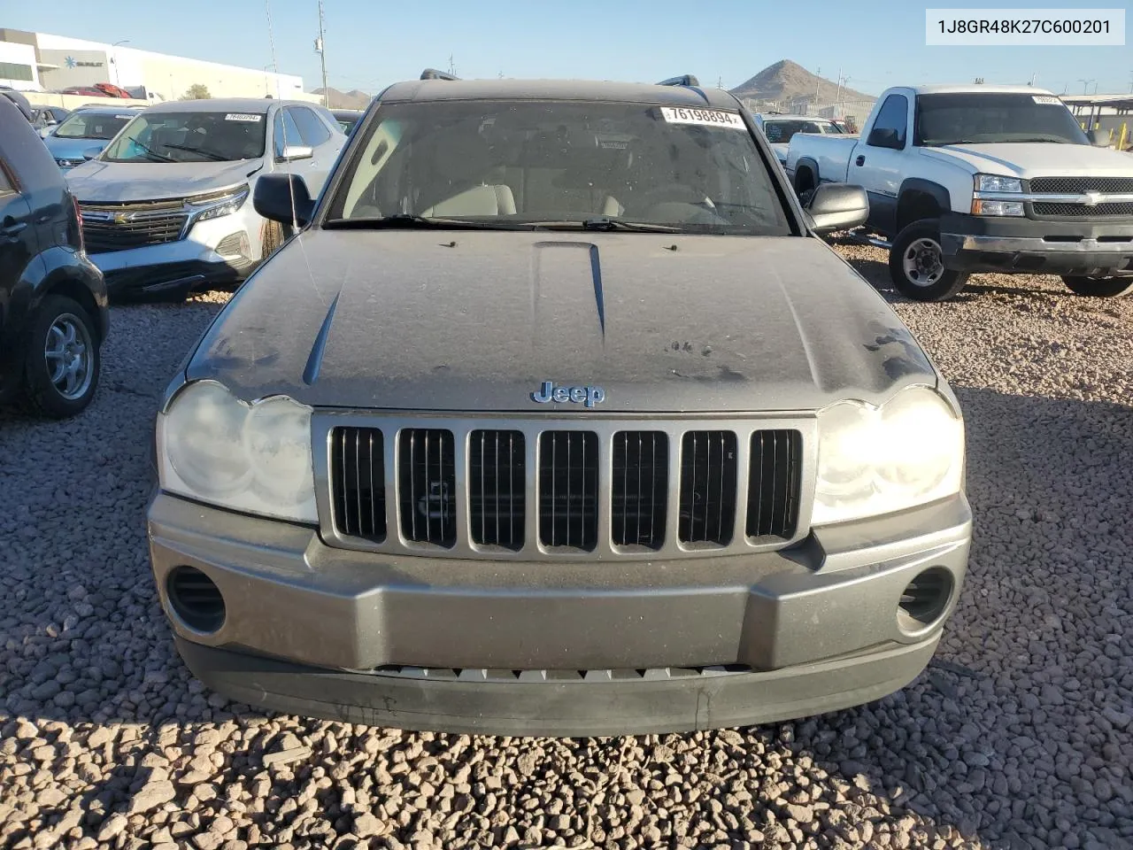 2007 Jeep Grand Cherokee Laredo VIN: 1J8GR48K27C600201 Lot: 76198894