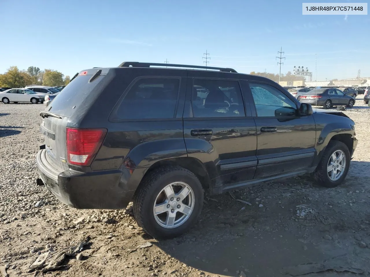 2007 Jeep Grand Cherokee Laredo VIN: 1J8HR48PX7C571448 Lot: 76422934