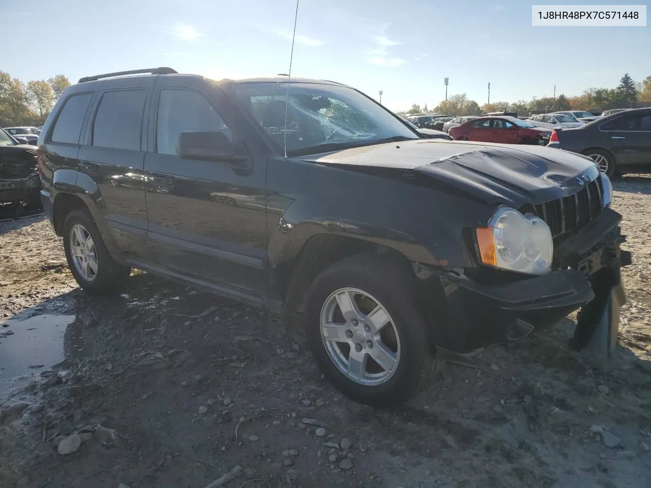 2007 Jeep Grand Cherokee Laredo VIN: 1J8HR48PX7C571448 Lot: 76422934