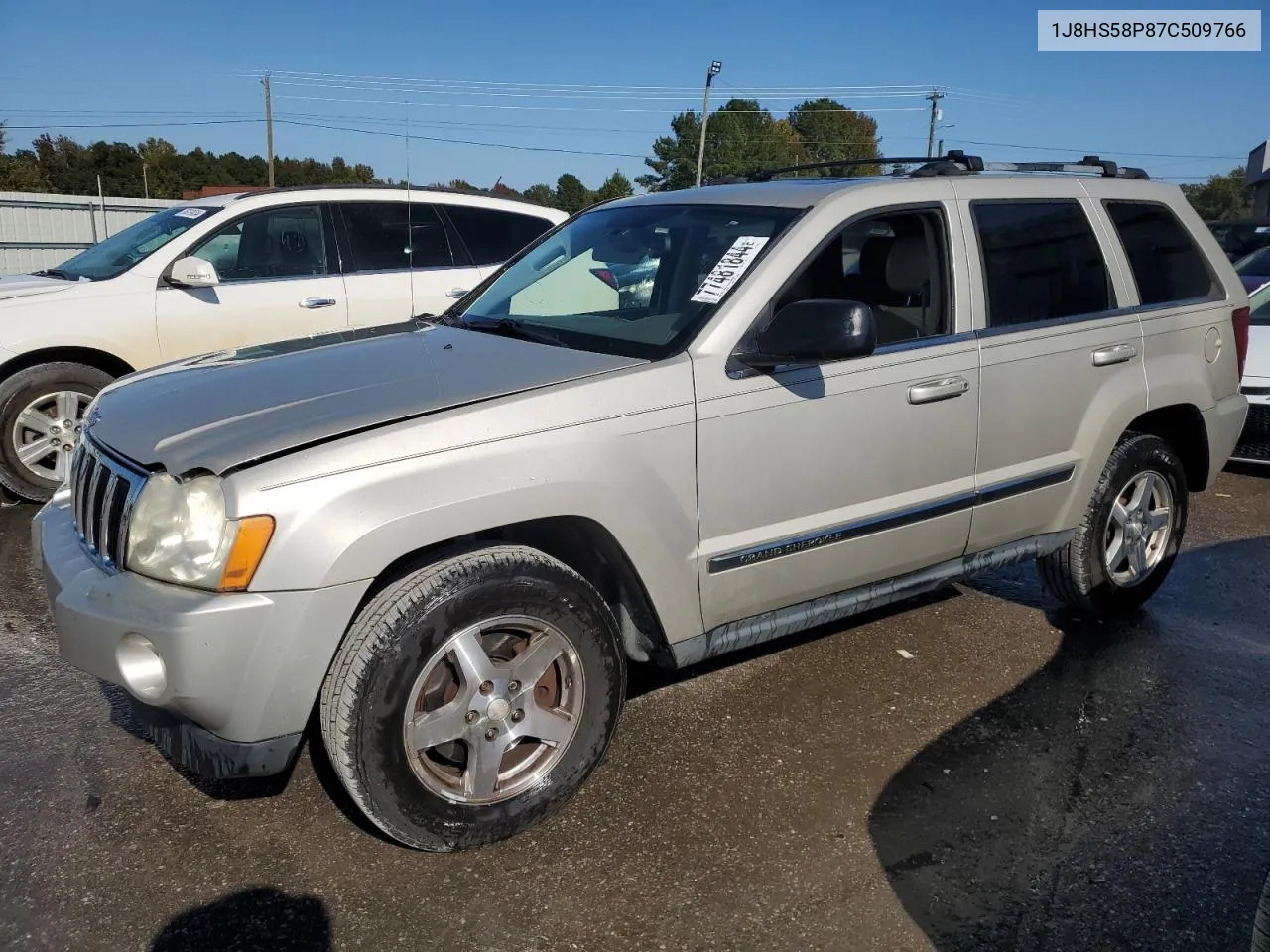 2007 Jeep Grand Cherokee Limited VIN: 1J8HS58P87C509766 Lot: 77481844