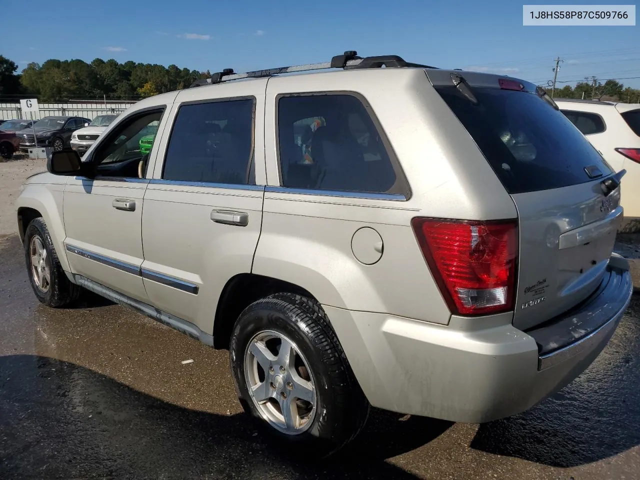 2007 Jeep Grand Cherokee Limited VIN: 1J8HS58P87C509766 Lot: 77481844