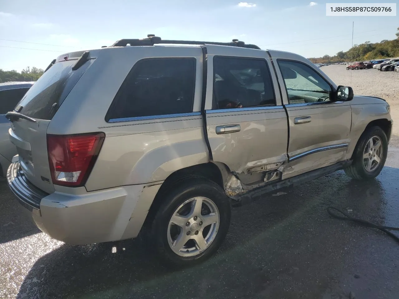 2007 Jeep Grand Cherokee Limited VIN: 1J8HS58P87C509766 Lot: 77481844