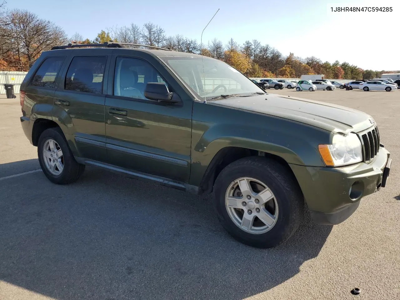 2007 Jeep Grand Cherokee Laredo VIN: 1J8HR48N47C594285 Lot: 77532744