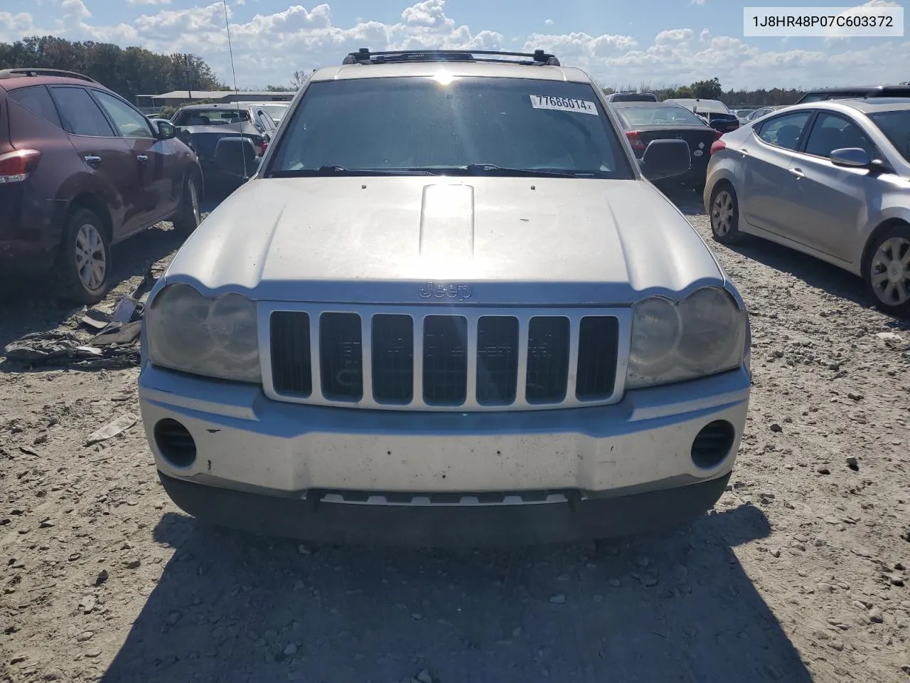 2007 Jeep Grand Cherokee Laredo VIN: 1J8HR48P07C603372 Lot: 77686014