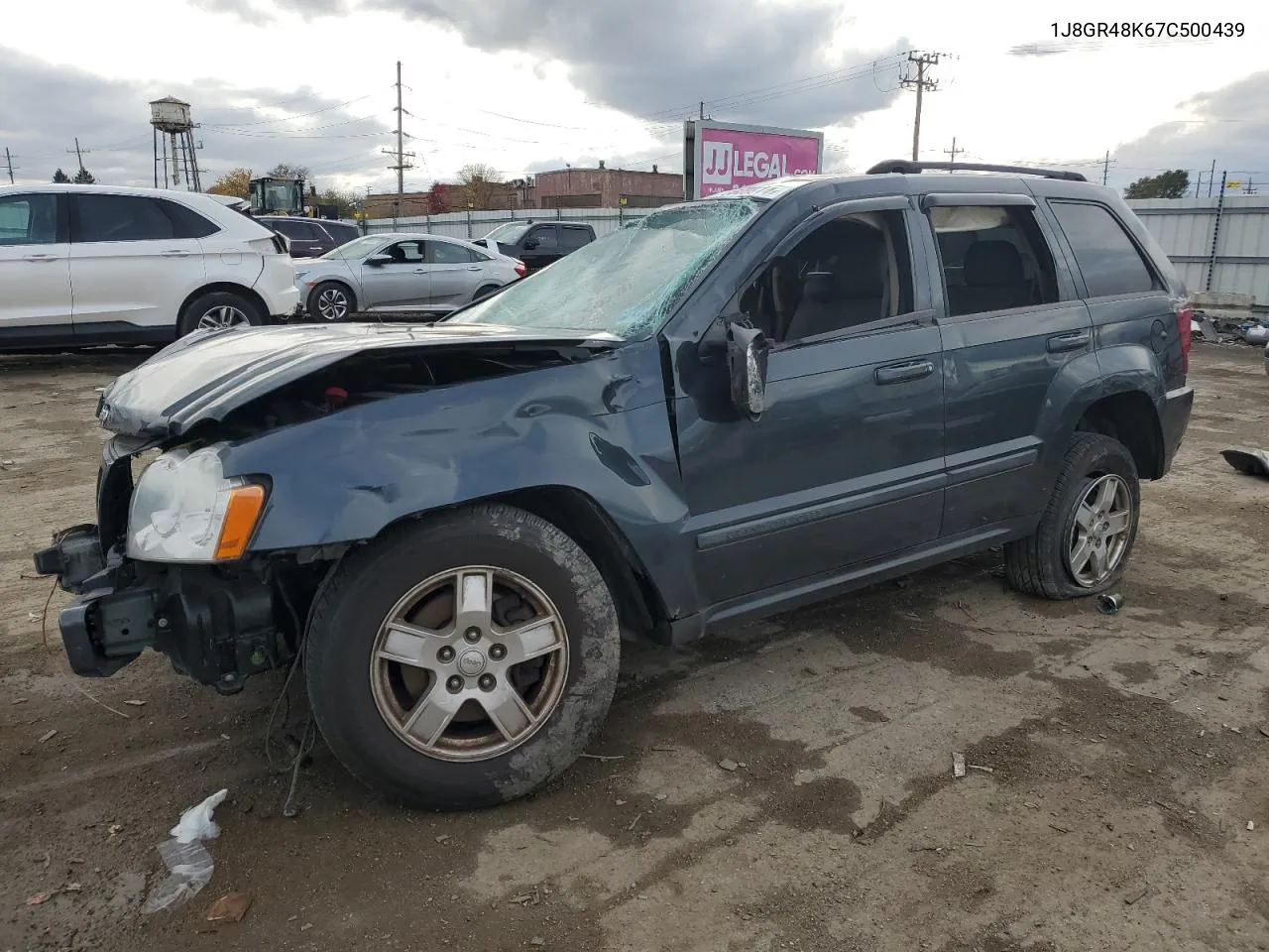 2007 Jeep Grand Cherokee Laredo VIN: 1J8GR48K67C500439 Lot: 78608914