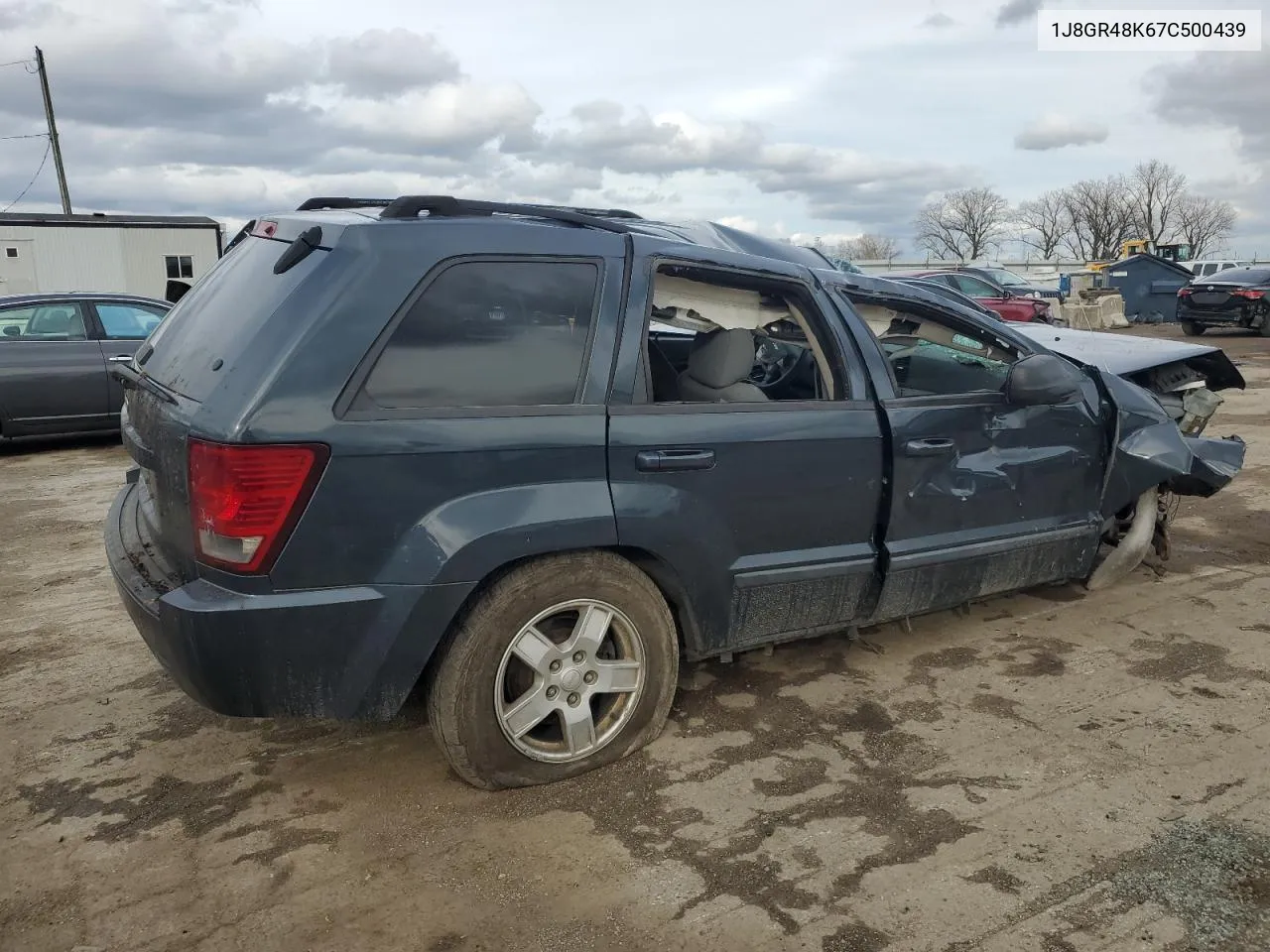 2007 Jeep Grand Cherokee Laredo VIN: 1J8GR48K67C500439 Lot: 78608914