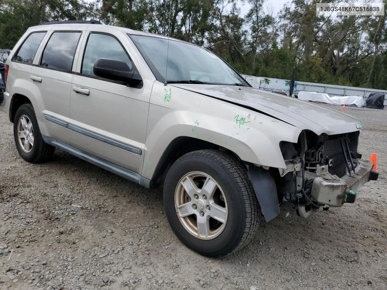 2007 Jeep Grand Cherokee Laredo VIN: 1J8GS48K67C516838 Lot: 79114714