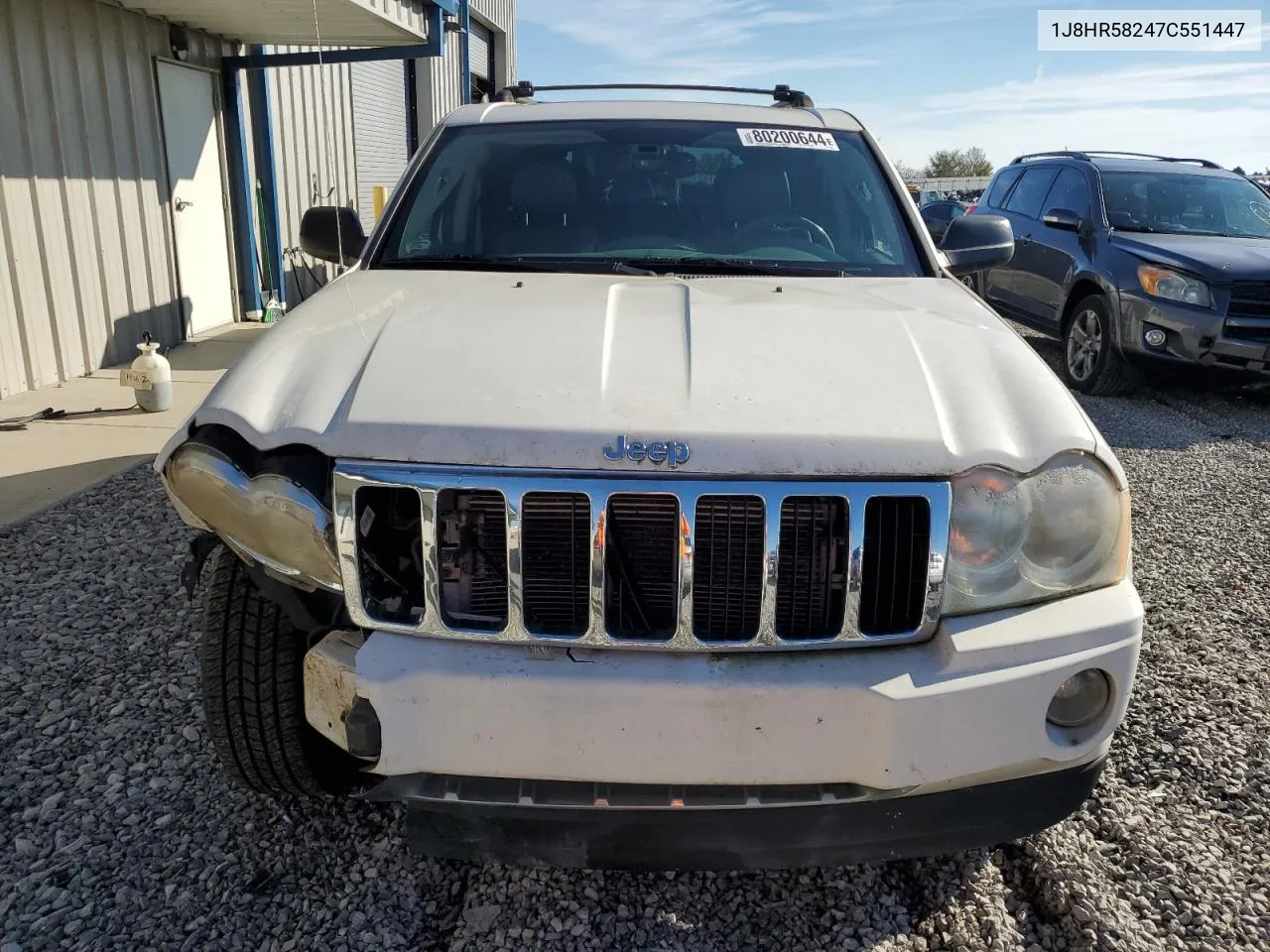 2007 Jeep Grand Cherokee Limited VIN: 1J8HR58247C551447 Lot: 80200644