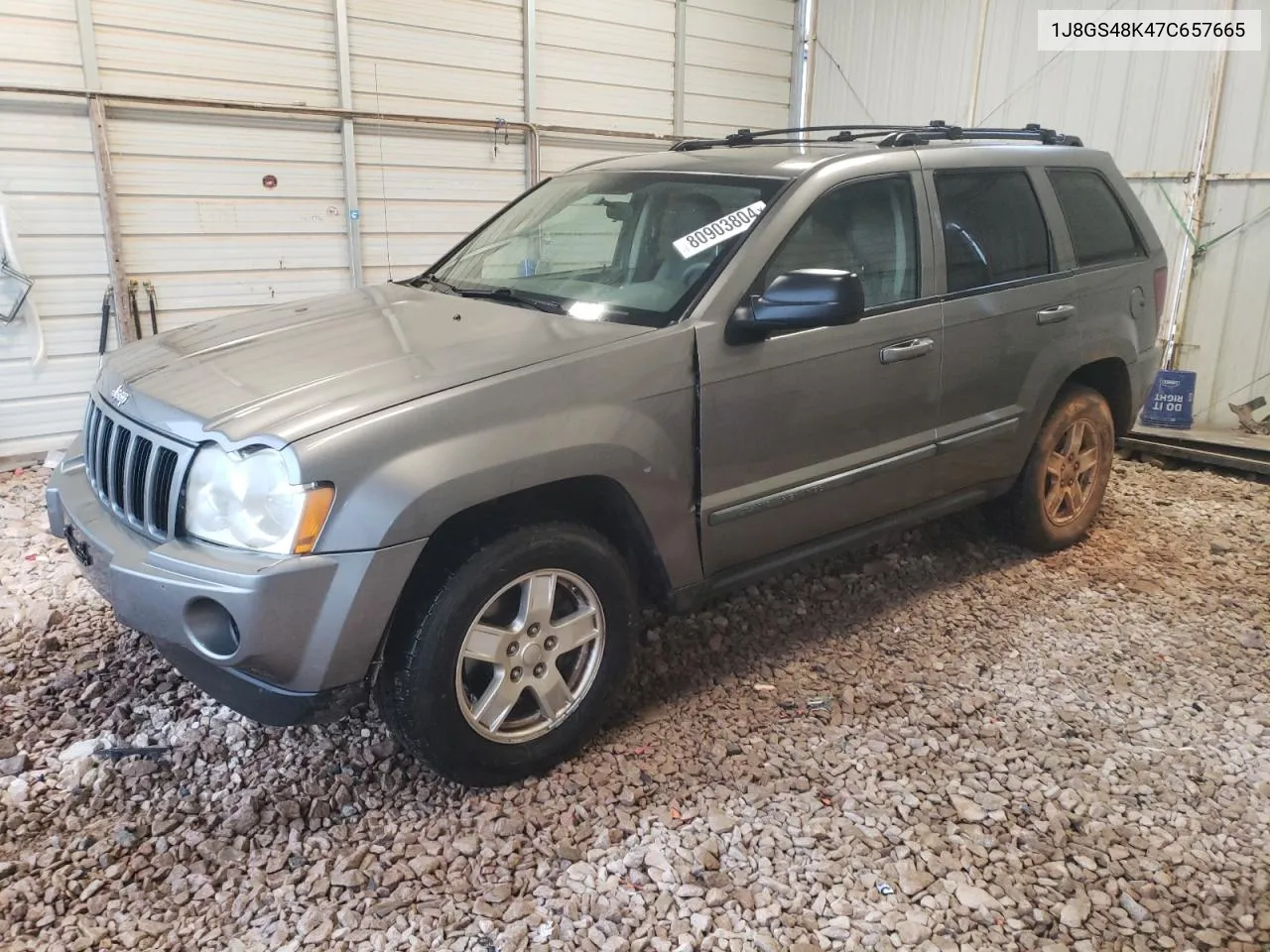 1J8GS48K47C657665 2007 Jeep Grand Cherokee Laredo