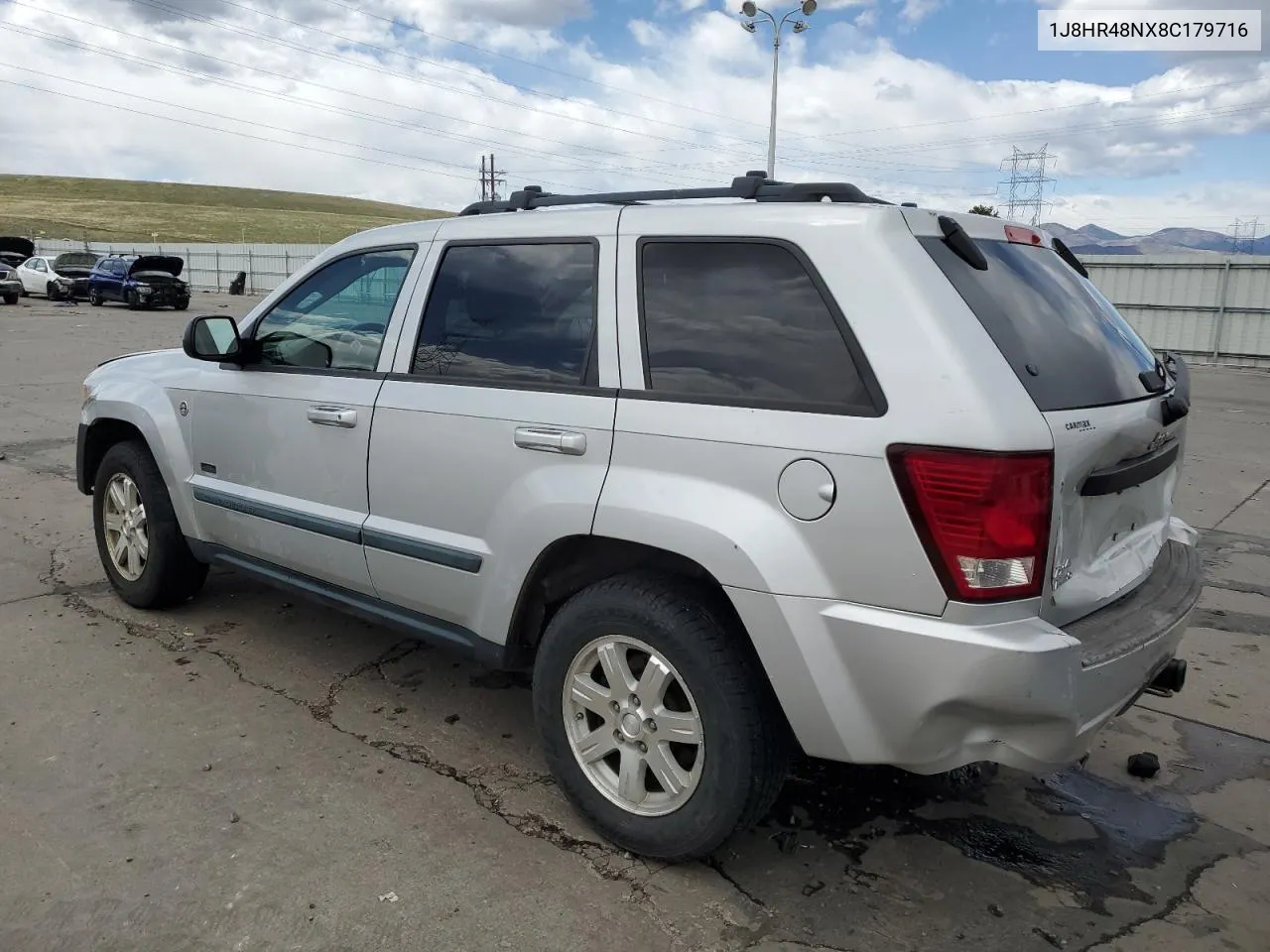 2008 Jeep Grand Cherokee Laredo VIN: 1J8HR48NX8C179716 Lot: 50359854