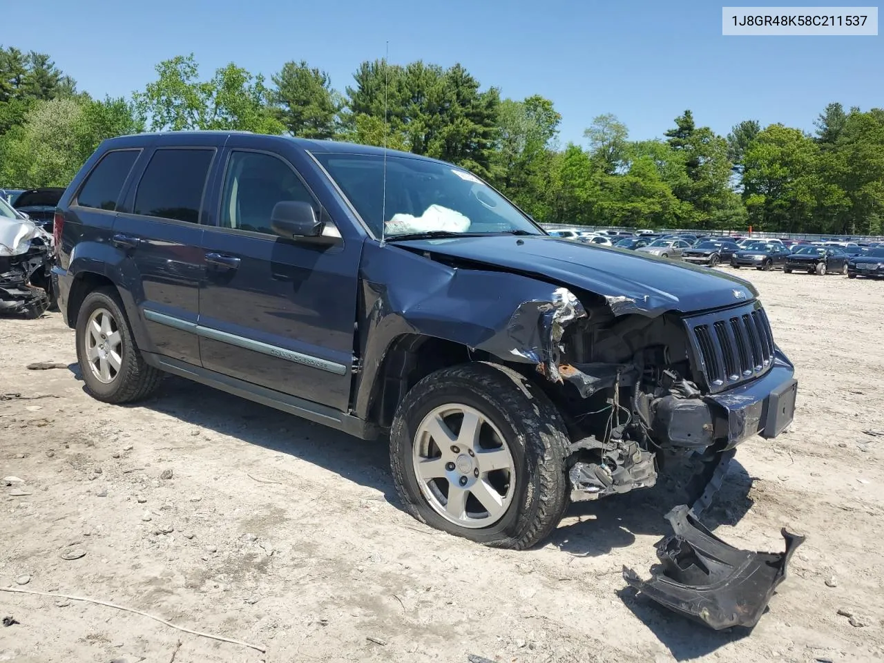 2008 Jeep Grand Cherokee Laredo VIN: 1J8GR48K58C211537 Lot: 56003454