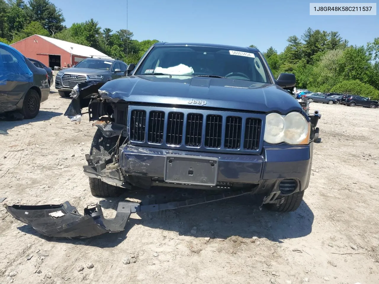 2008 Jeep Grand Cherokee Laredo VIN: 1J8GR48K58C211537 Lot: 56003454