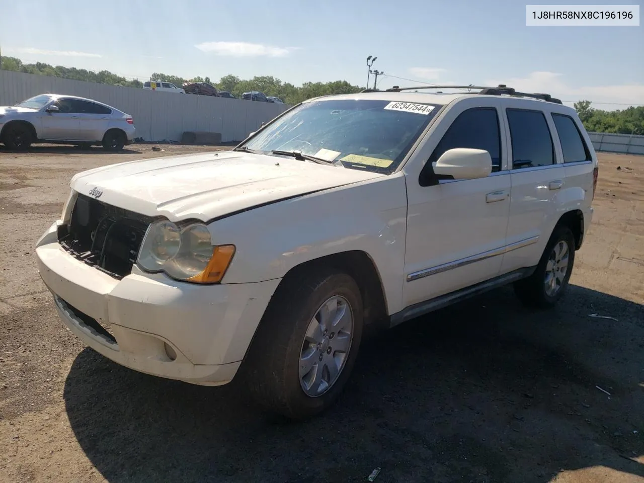 2008 Jeep Grand Cherokee Limited VIN: 1J8HR58NX8C196196 Lot: 62347544