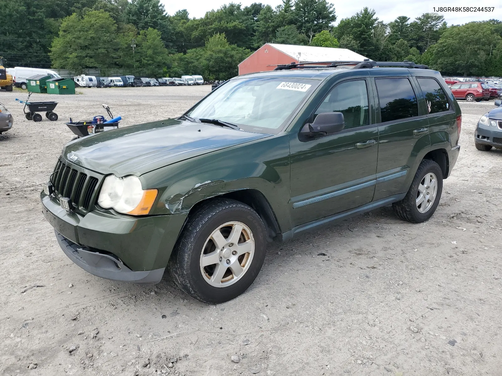 2008 Jeep Grand Cherokee Laredo VIN: 1J8GR48K58C244537 Lot: 40882666