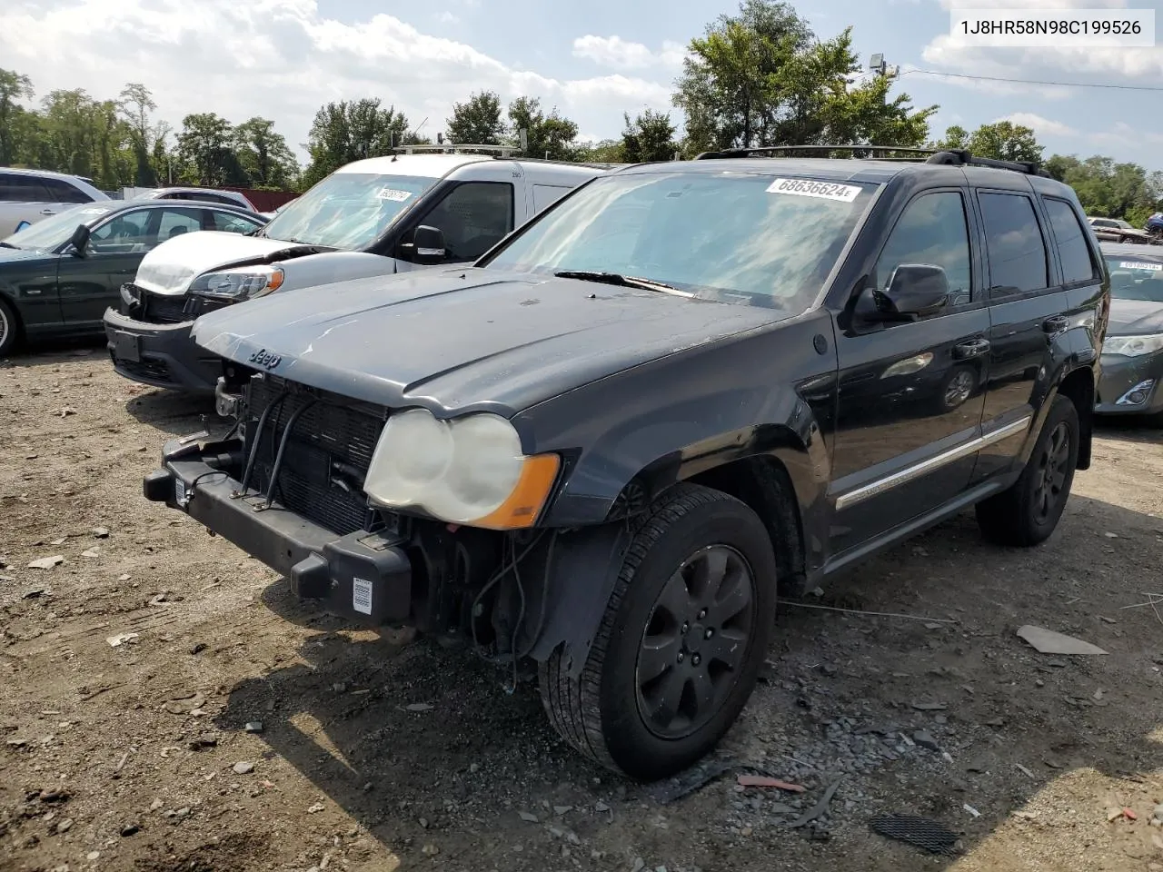 1J8HR58N98C199526 2008 Jeep Grand Cherokee Limited