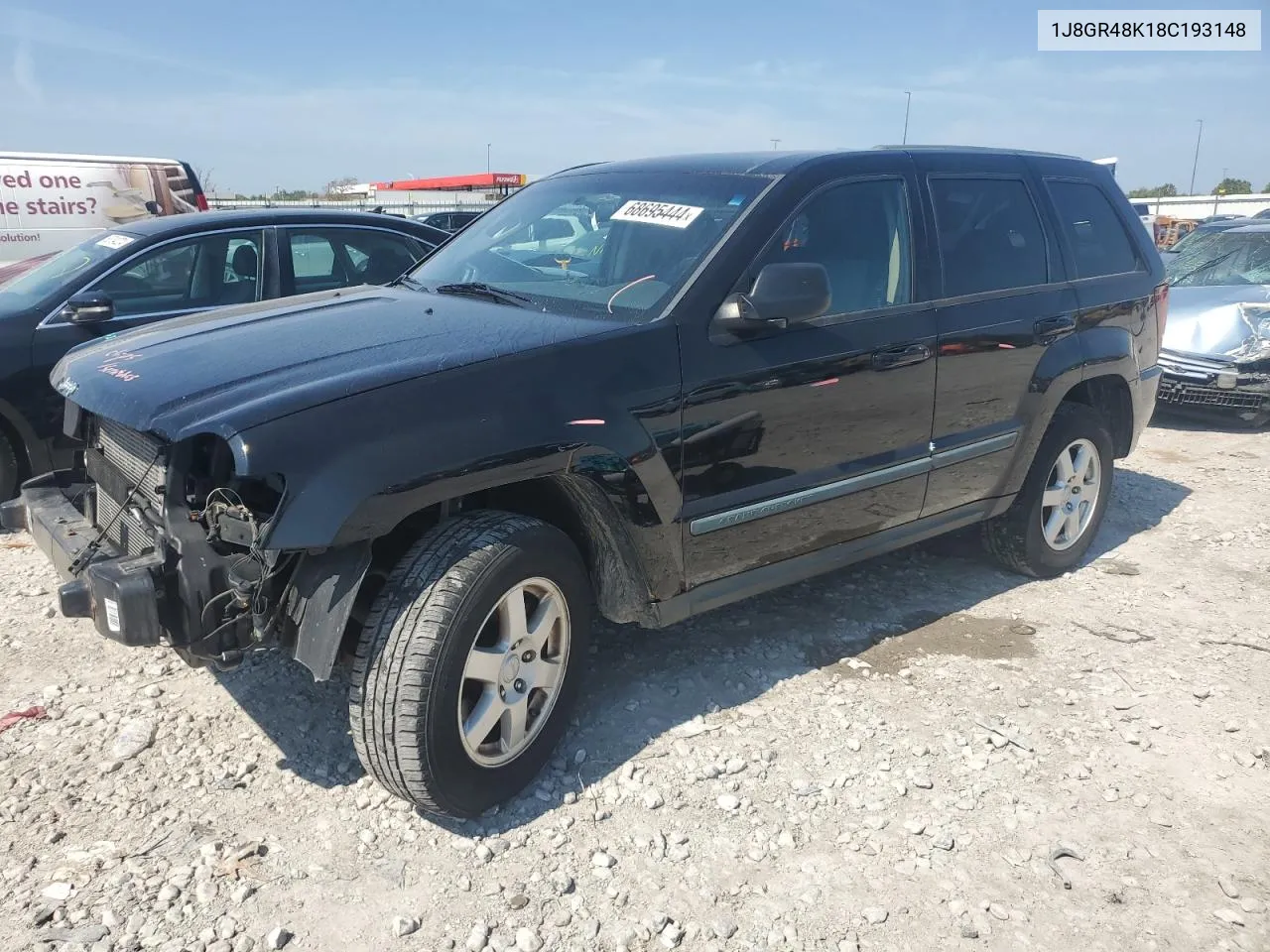 2008 Jeep Grand Cherokee Laredo VIN: 1J8GR48K18C193148 Lot: 68695444