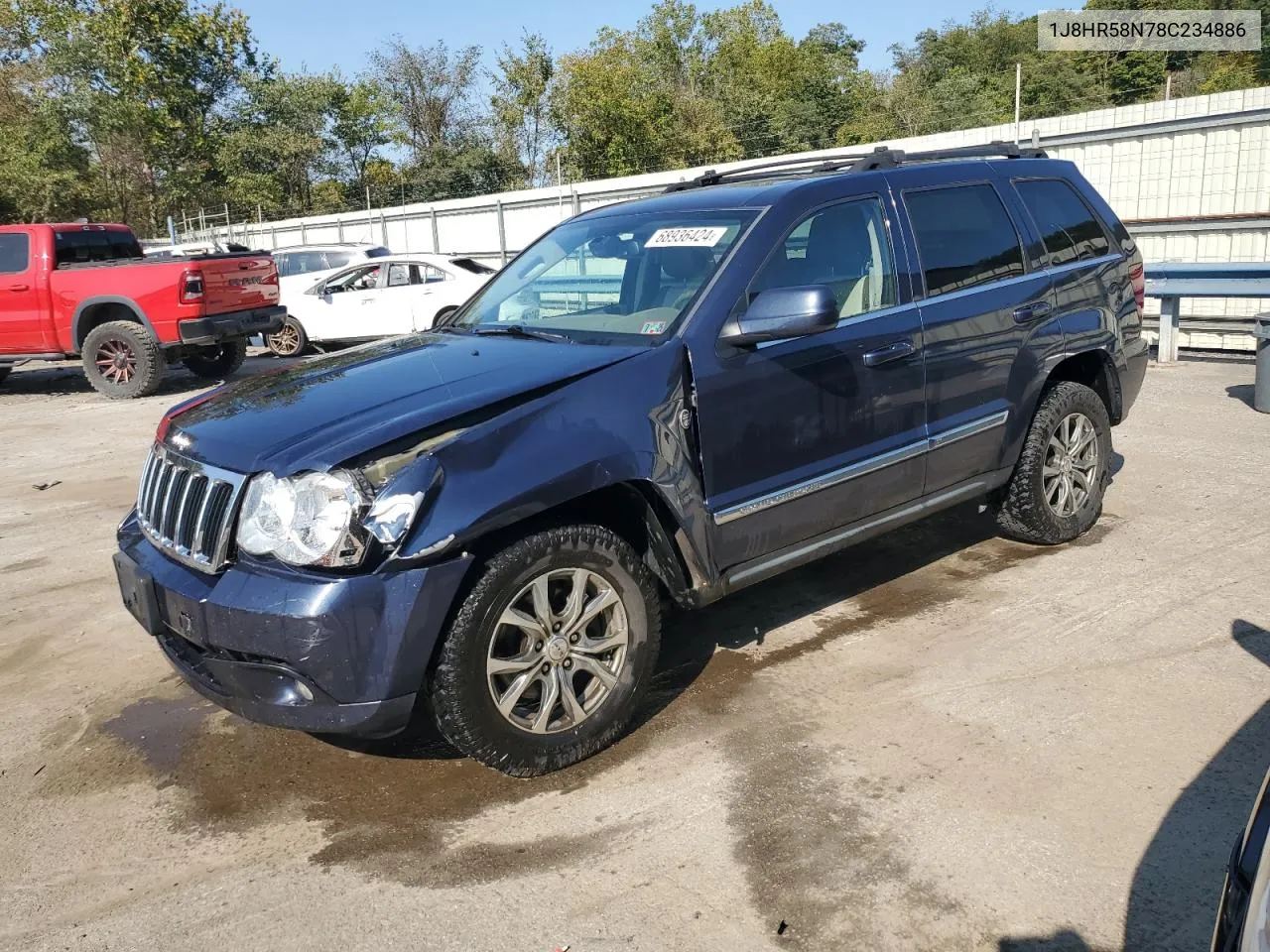 2008 Jeep Grand Cherokee Limited VIN: 1J8HR58N78C234886 Lot: 68936424