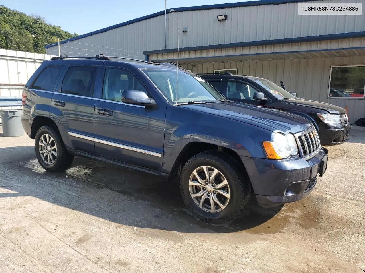 1J8HR58N78C234886 2008 Jeep Grand Cherokee Limited