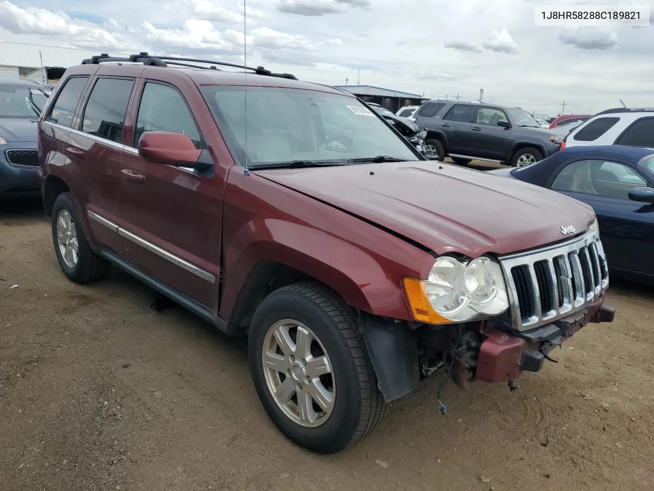 2008 Jeep Grand Cherokee Limited VIN: 1J8HR58288C189821 Lot: 69813514