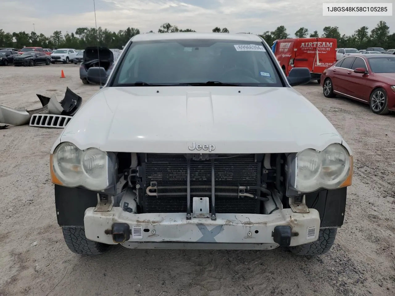 1J8GS48K58C105285 2008 Jeep Grand Cherokee Laredo