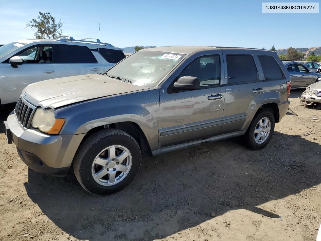 1J8GS48K08C109227 2008 Jeep Grand Cherokee Laredo