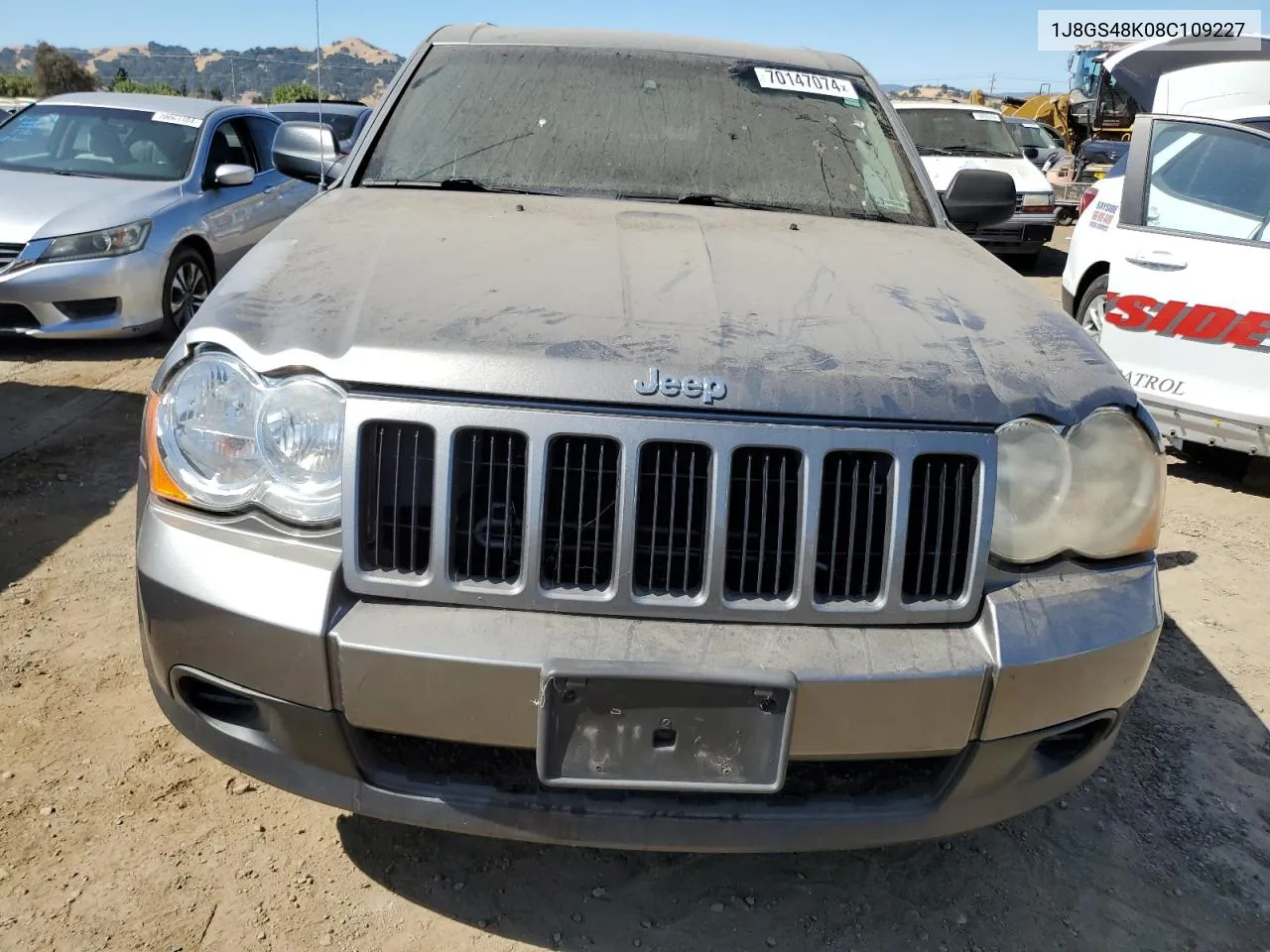 2008 Jeep Grand Cherokee Laredo VIN: 1J8GS48K08C109227 Lot: 70147074