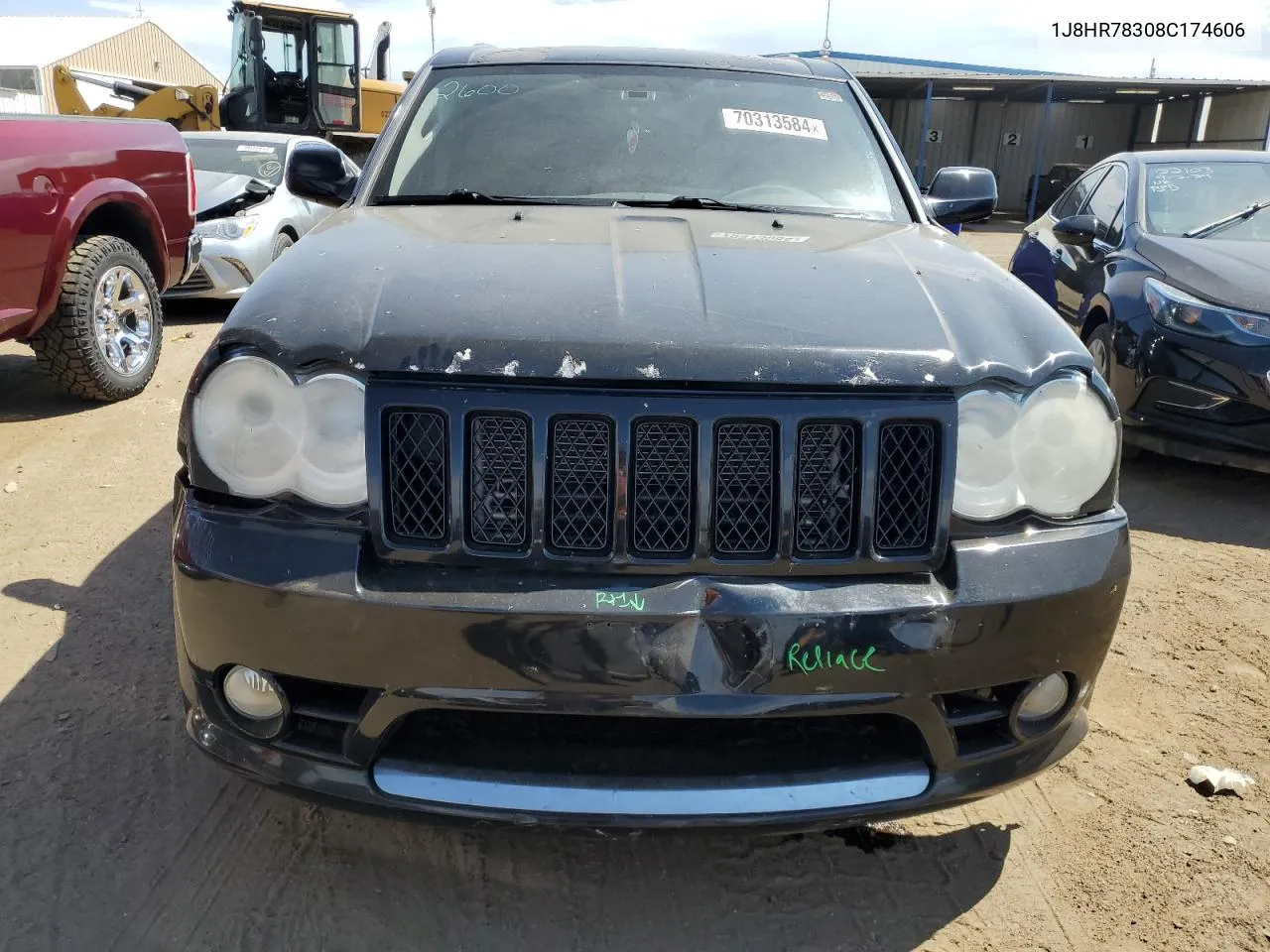 2008 Jeep Grand Cherokee Srt-8 VIN: 1J8HR78308C174606 Lot: 70313584