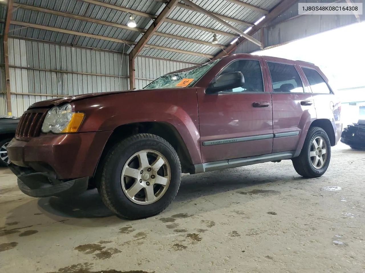 2008 Jeep Grand Cherokee Laredo VIN: 1J8GS48K08C164308 Lot: 70441904