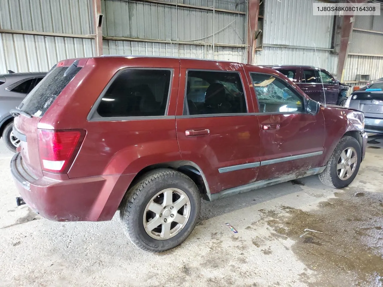 1J8GS48K08C164308 2008 Jeep Grand Cherokee Laredo