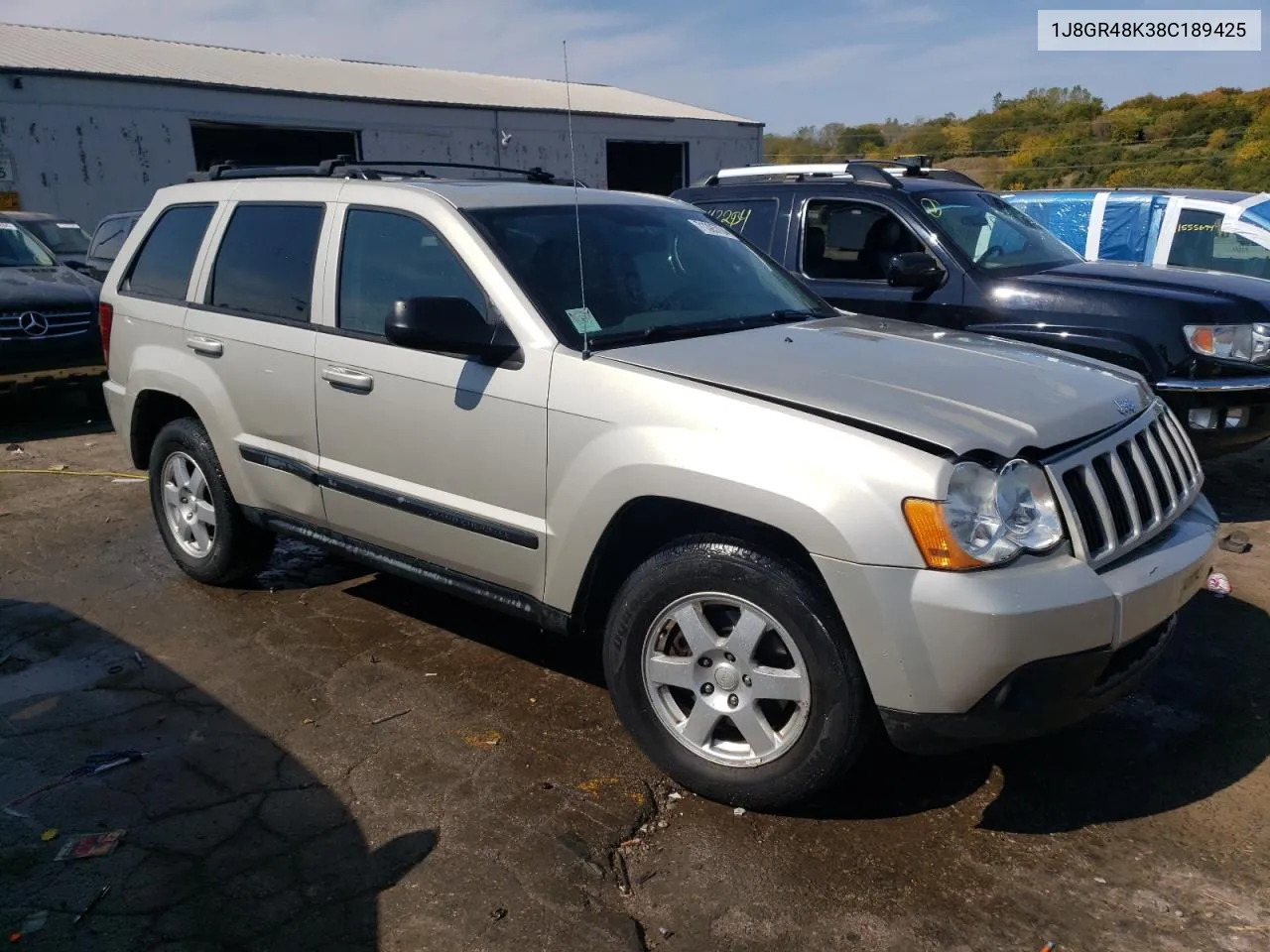 2008 Jeep Grand Cherokee Laredo VIN: 1J8GR48K38C189425 Lot: 71305704