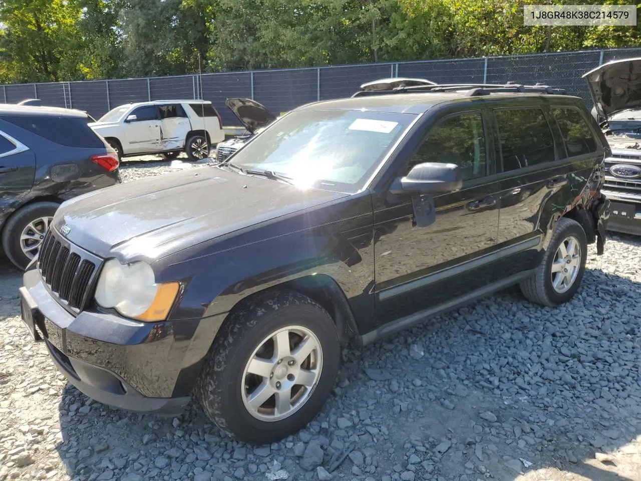 2008 Jeep Grand Cherokee Laredo VIN: 1J8GR48K38C214579 Lot: 71523294