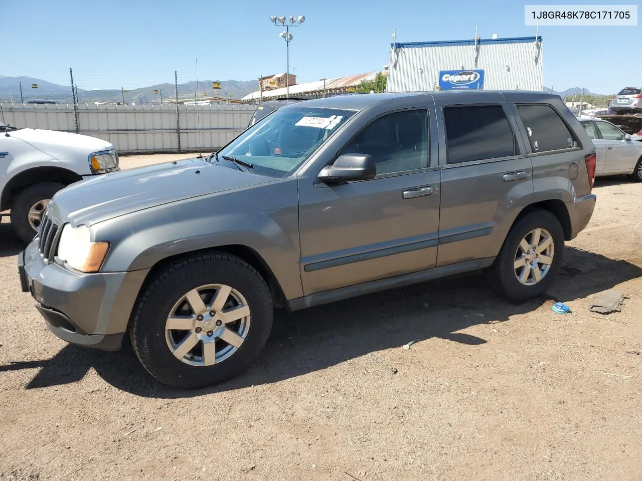 1J8GR48K78C171705 2008 Jeep Grand Cherokee Laredo