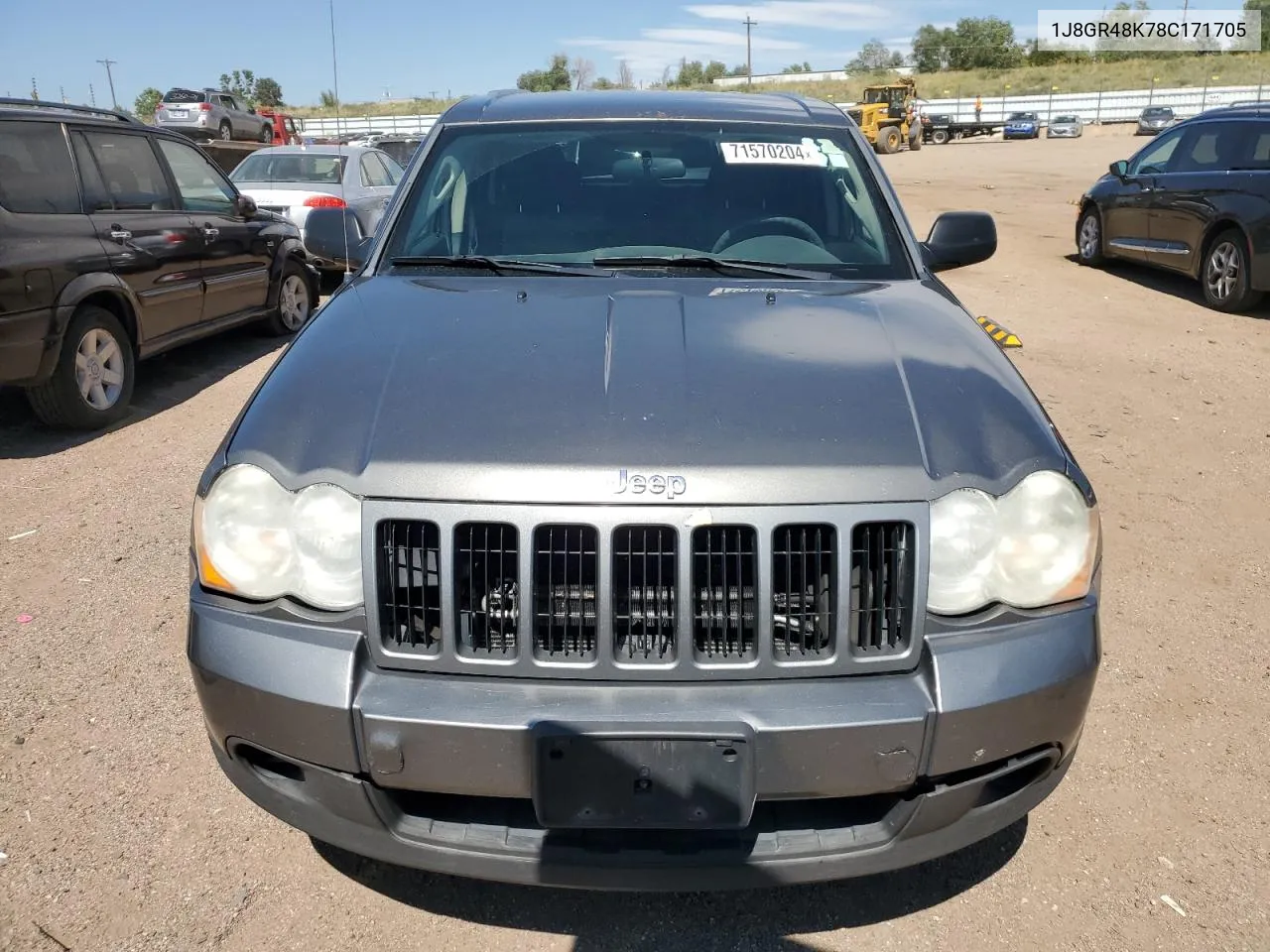 2008 Jeep Grand Cherokee Laredo VIN: 1J8GR48K78C171705 Lot: 71570204