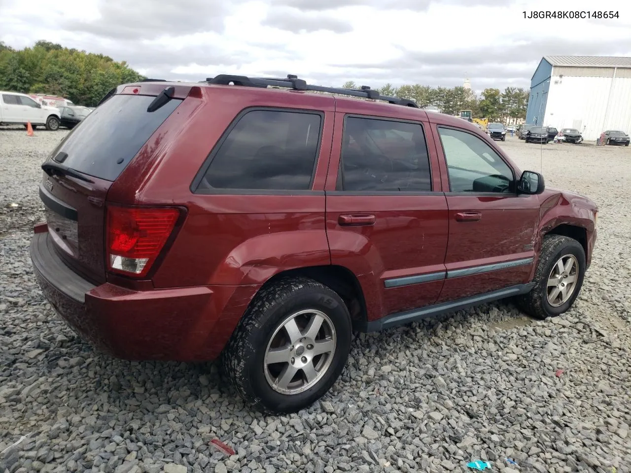 1J8GR48K08C148654 2008 Jeep Grand Cherokee Laredo