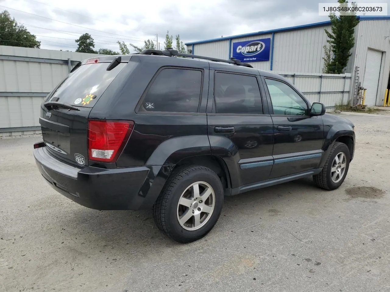 1J8GS48K08C203673 2008 Jeep Grand Cherokee Laredo