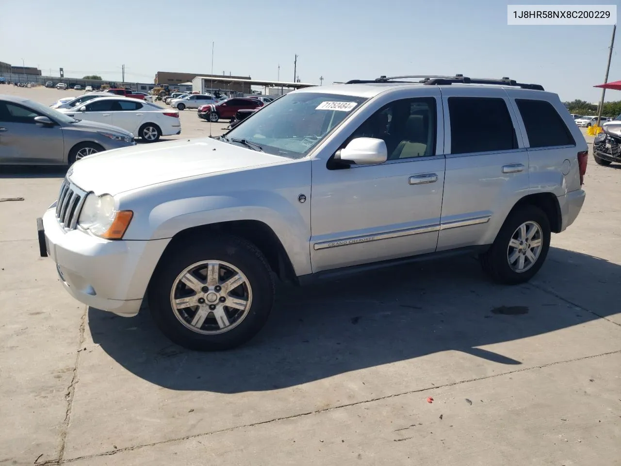 1J8HR58NX8C200229 2008 Jeep Grand Cherokee Limited