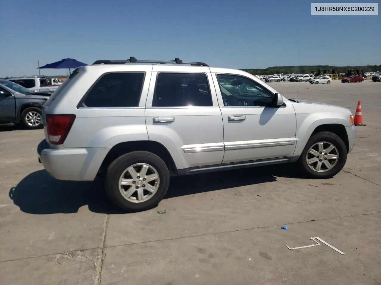 2008 Jeep Grand Cherokee Limited VIN: 1J8HR58NX8C200229 Lot: 71752484